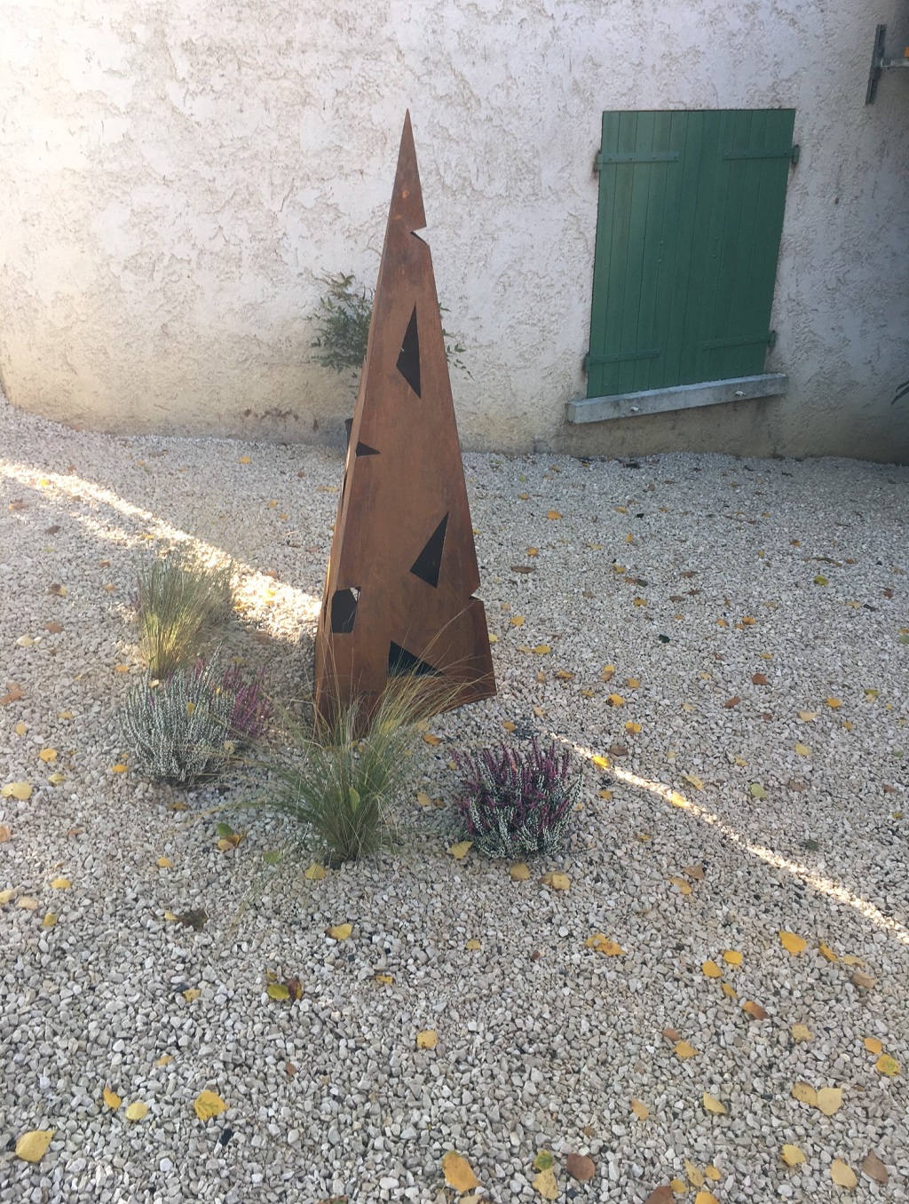 Décoration extérieur acier Lyon Villefranche Calade Design