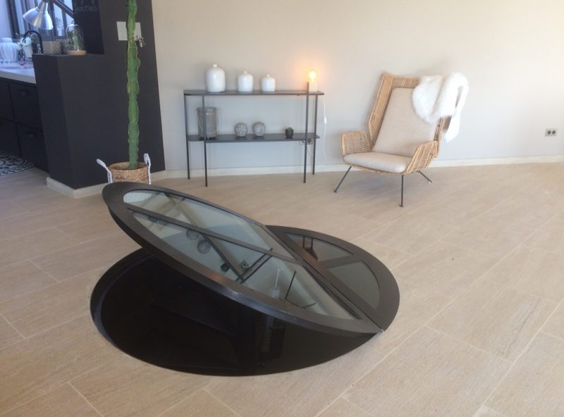 Trappe de cave en verre Aménagement surmesure Calade Design — free download