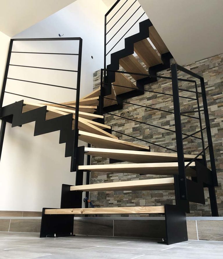 Escalier double limon crémaillère Calade Design — free download